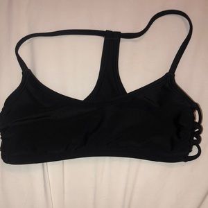 Black swim suit top
